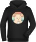 Preview: Kids Hoodie Hooded Sweatshirt - Retro Cat with Cup i106